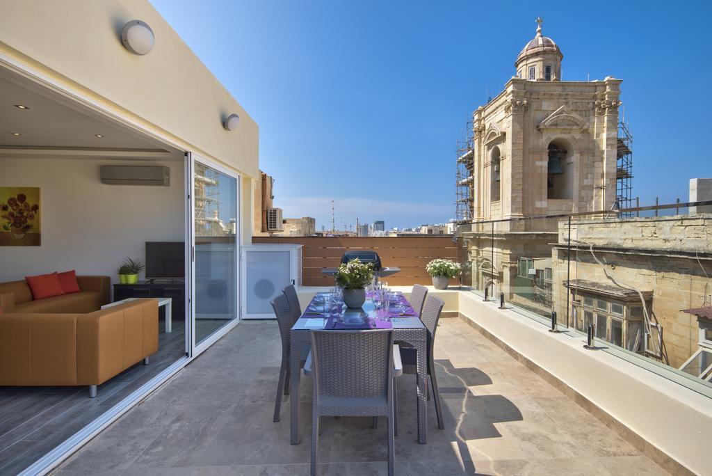 Valletta Luxe 3-Bedroom Duplex Penthouse With Sea View Terrace And Jacuzzi Dış mekan fotoğraf